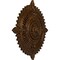 Ekena Millwork Haylynn Ceiling Medallion (Canopies up to 1 1/4"), 29 1/8"OD x 1 1/4"ID x 4"P, Root Beer Crackle CM29HYRBC - alternate 3